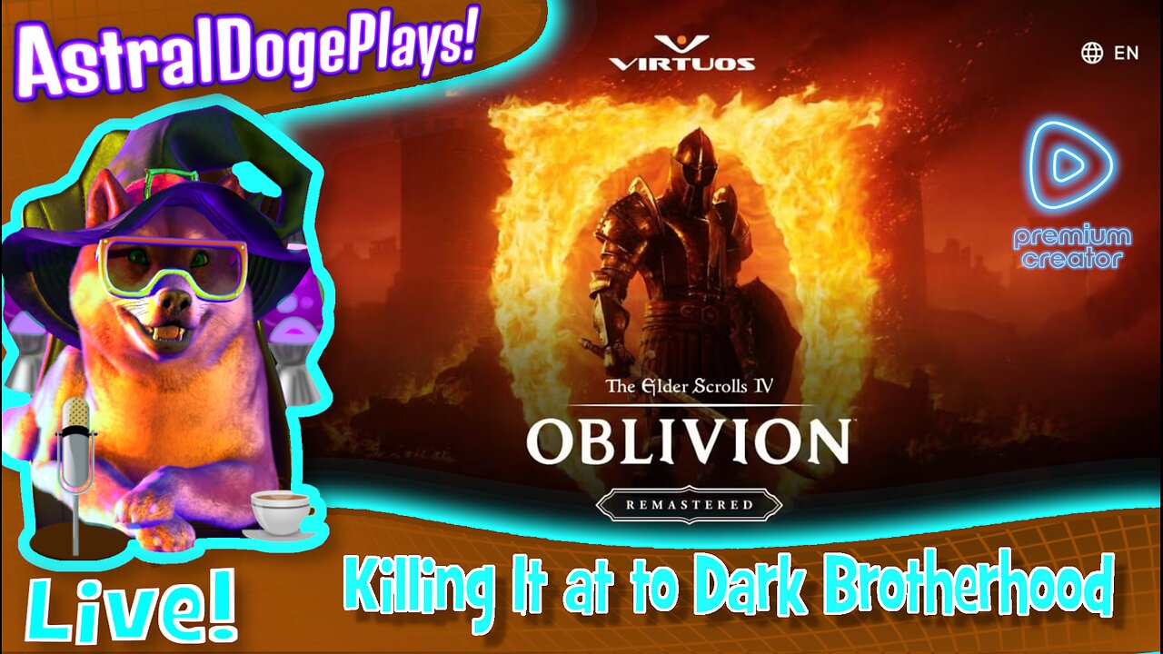Oblivion Remastered ~LIVE!~ Killing It at the Dark Brotherhood