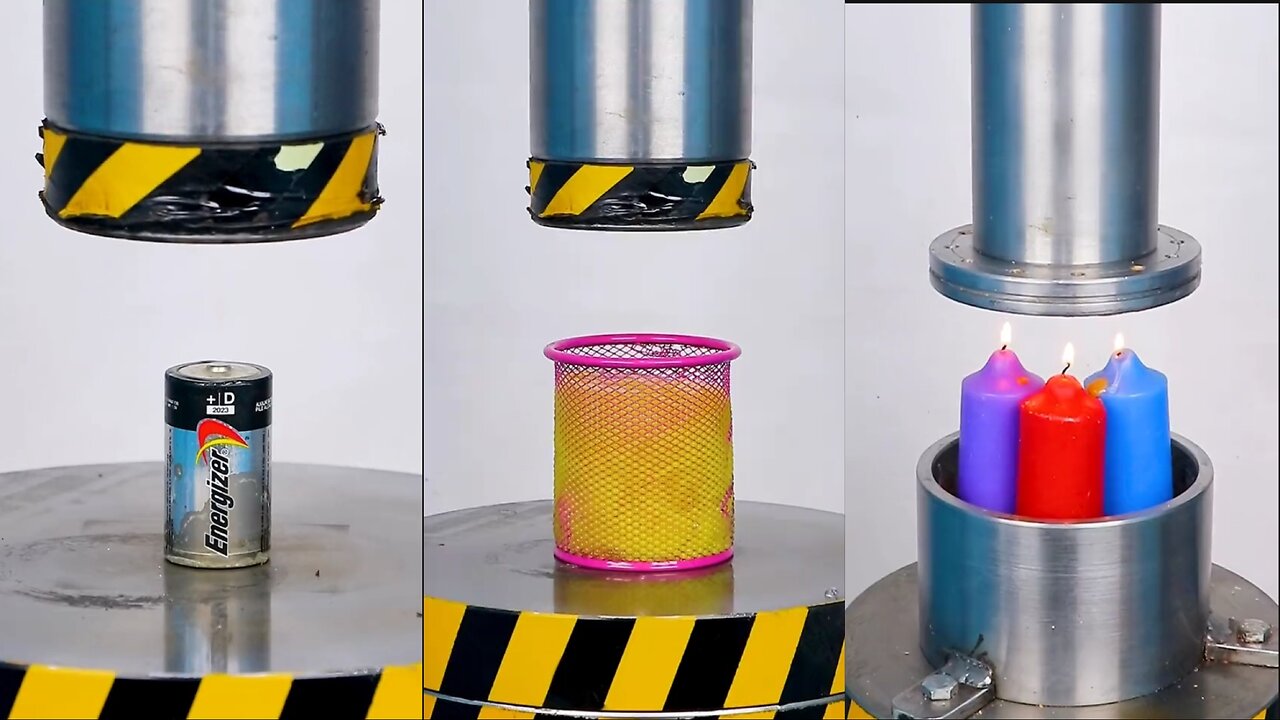 #Hydraulic_Piston_vs_Batteries_ASMR