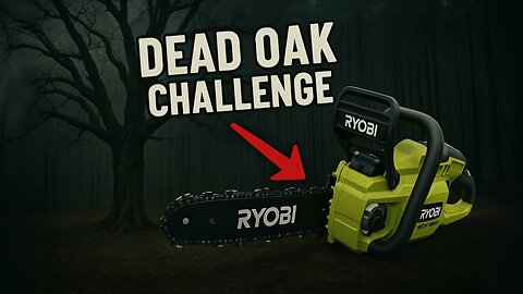 Ryobi 40V Chainsaw Review Dead Oak VS Battery Power! 🌳⚡ Model RY40530