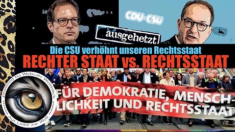 Rechter Staat vs. Rechtsstaat • CSU Bundesinnenminister Alexander Dobrindt auf dem Irrweg