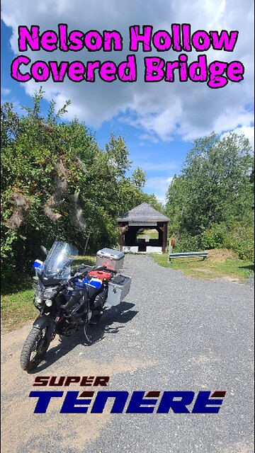 YAMAHA SUPER TENERE | Nelson Hollow Bridge | #shorts #adventure #supertenere