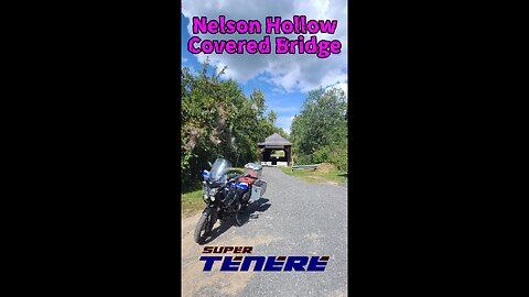 YAMAHA SUPER TENERE | Nelson Hollow Bridge | #shorts #adventure #supertenere