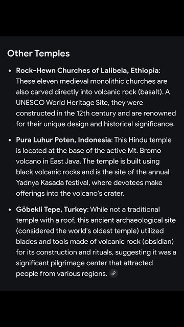 It's almost like they were building mini 🌋 to house their volcano gods.