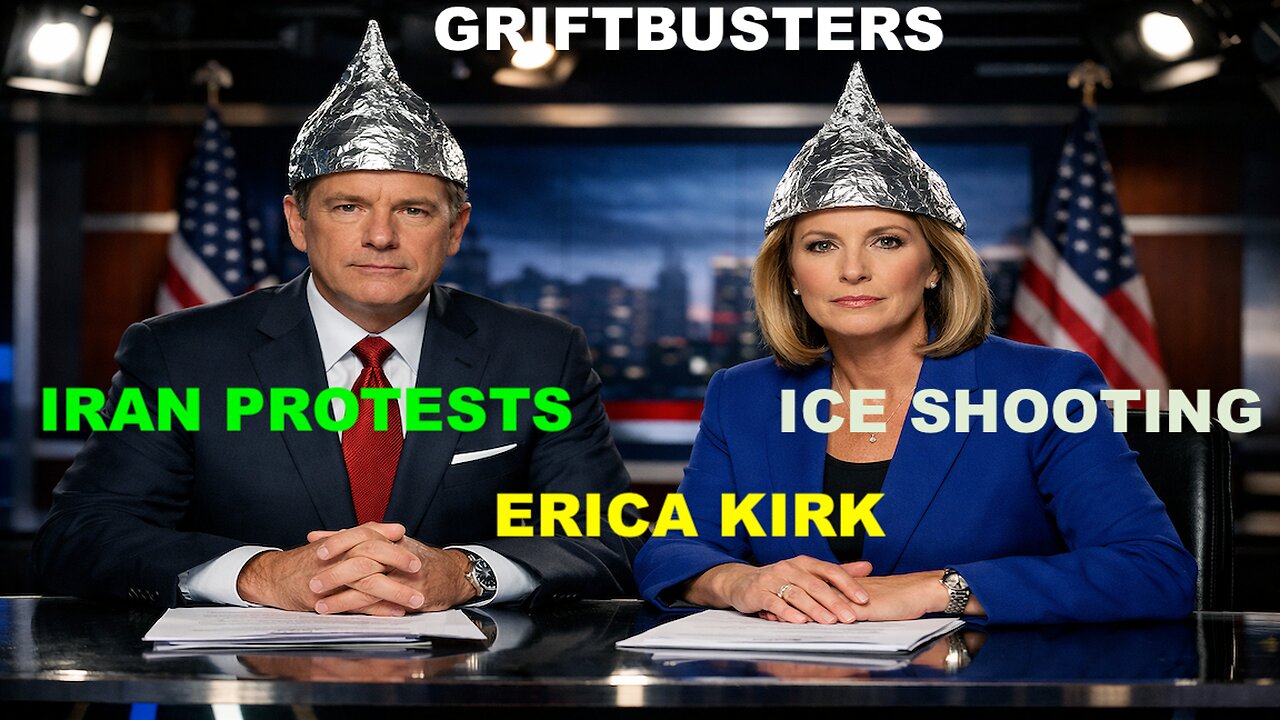 GRIFTBUSTERS - G. NIXON AND STEVE POIKONEN - US MEDIA ON ERIKA KIRK/ICE SHOOTING/IRAN PROTESTS