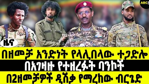 በዘመቻ አንድነት የላሊበላው ተጋድሎ | በአገዛዙ የተዘረፉት ባንኮች | በ 2 ዘመቻዎች ዲሽቃ የማረከው ብርጌድ | ABC Tv ዜና መጋቢት 12 2017