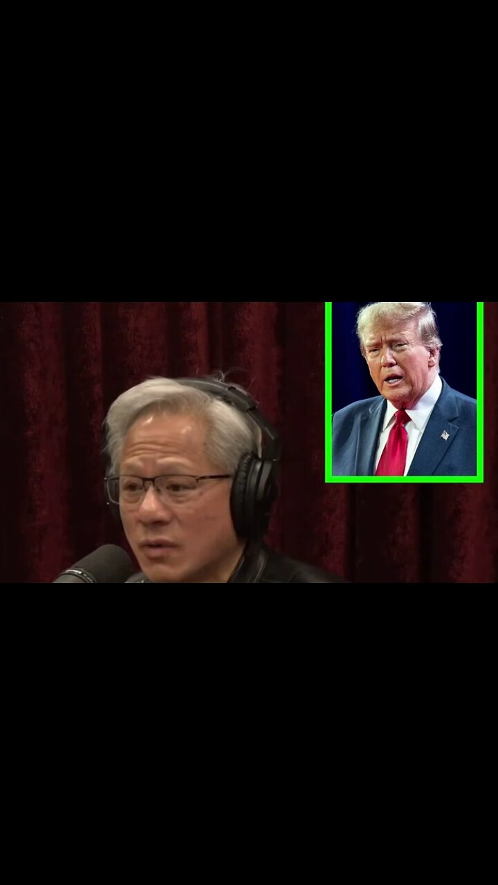 NVIDIA CEO Wants President Trump to Succeed Because He is Our President