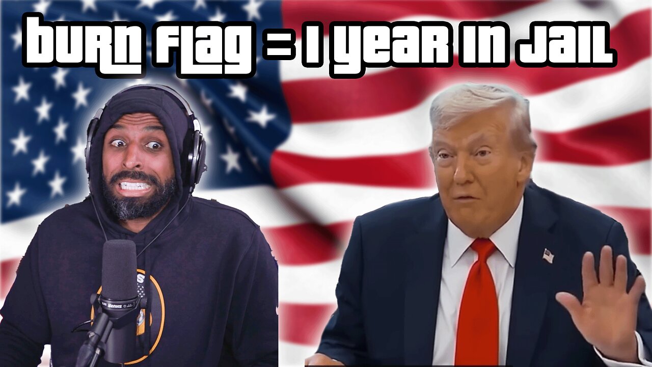 Myron's thoughts on Trump bans burning the flag