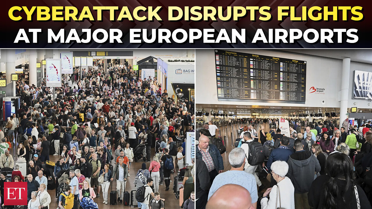 Cyberattack disrupts flights at European airports including Heathrow, Brussels; Passengers stranded
