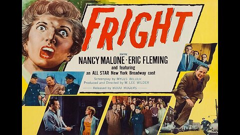 FRIGHT 1956 Woman Believes She's Reincarnated & has an Evil Entity Chasing Her FULL MOVIE VHS Copy
