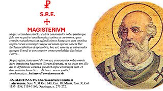 MAGISTERIVM SS. MARTINI PP. I CONTRA INDIFFERENTISTAS #SRE #Pontifex #Magisterium #Canon