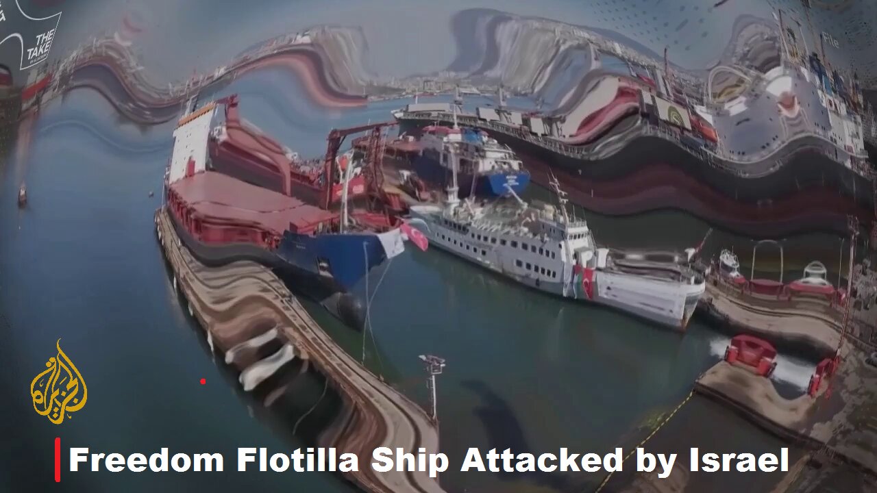 Freedom Flotilla Ship Attacked by Israel