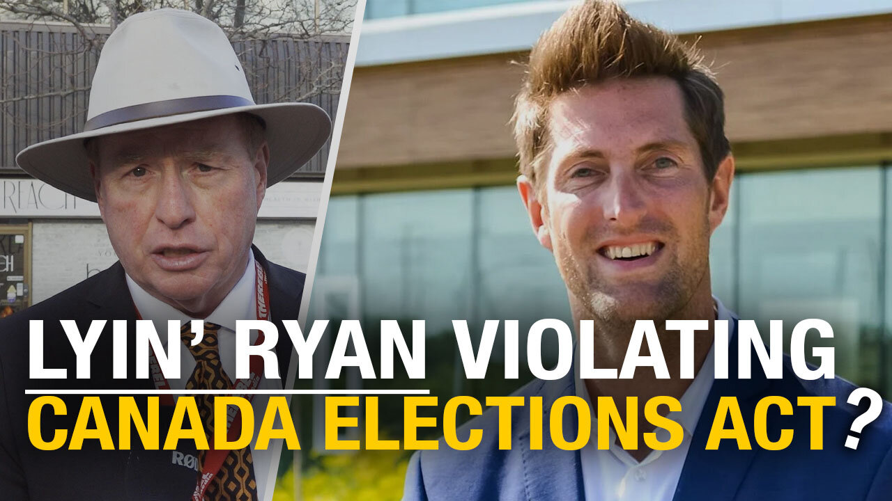 Why is Ryan lyin'? Contrary to election rules, Liberal candidate using fake address