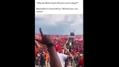 why do white South African farmers need refuge in America see for yourself