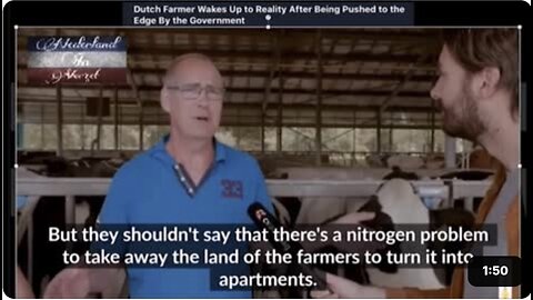 Dutch Farmers have taken an almost war like posture against the globalists