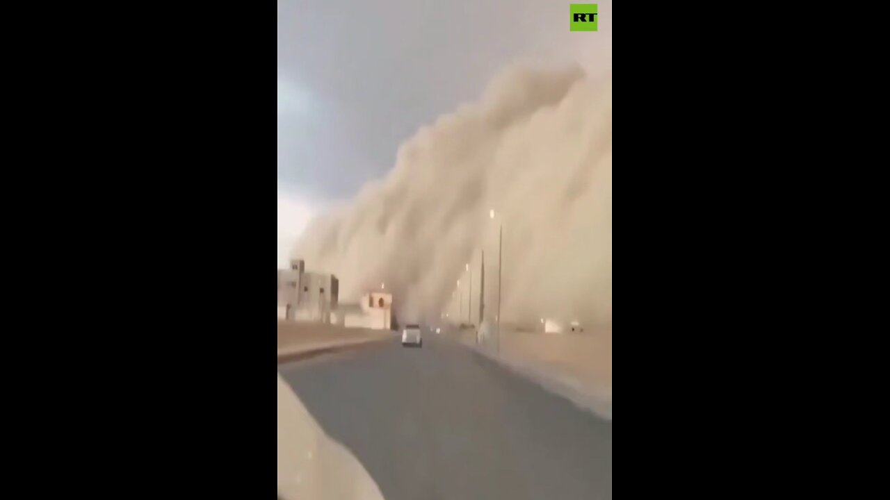 Massive sandstorm in Israel 🇮🇱