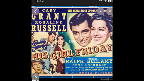 CS #121 His Girl Friday," - Cary Grant , Rosalind Russell