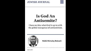 Rabbi Shmuley tells on himself