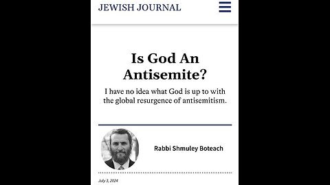Rabbi Shmuley tells on himself