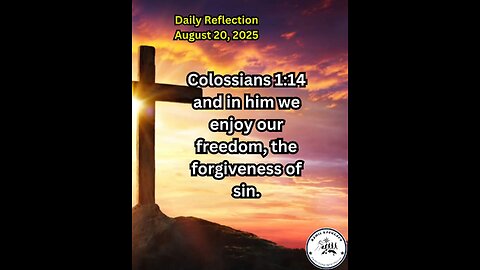 Daily Reflection August 20, 2025 #faith #bible #reflection