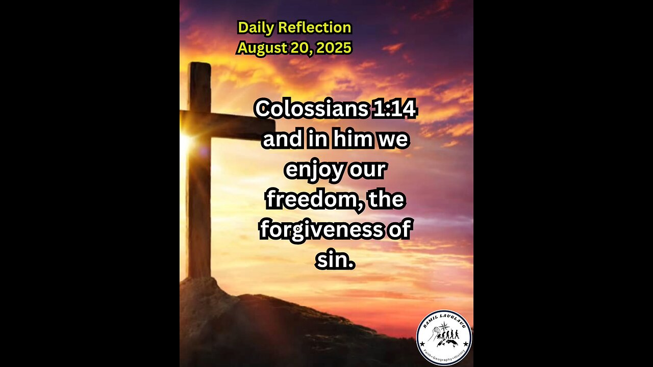 Daily Reflection August 20, 2025 #faith #bible #reflection