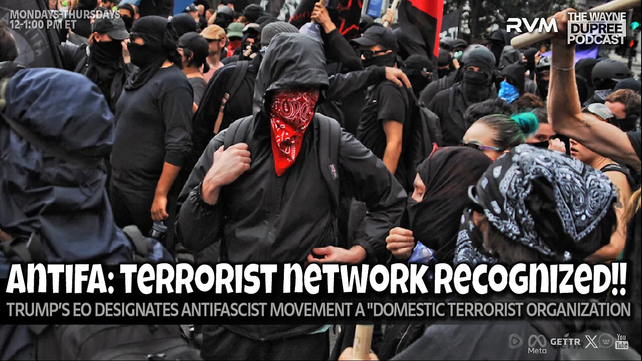 E2160: ANTIFA Classified As Domestic Terrorist Organization!! 9/23