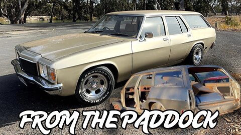 HOLDEN HJ WAGON from the PADDOCK to BACK on the ROAD