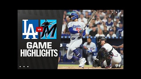 Dodgers vs. Marlins Game Highlights (5/5/25) | MLB Highlights