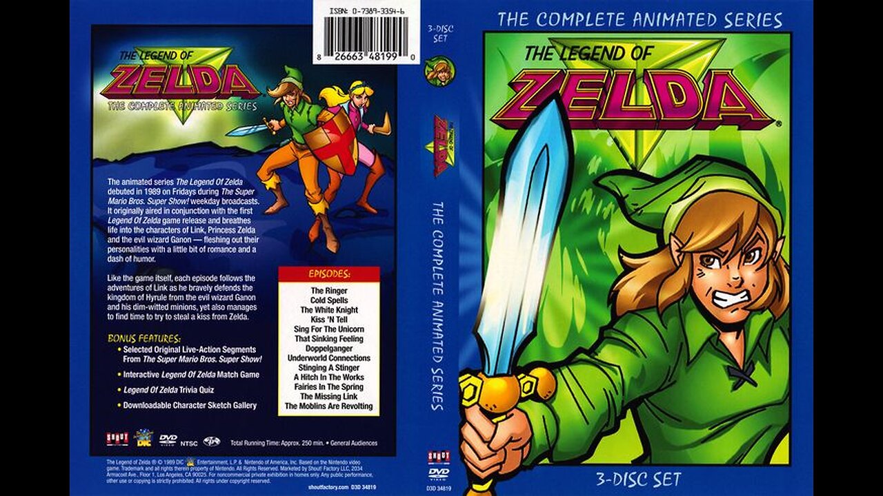 The Legend Of Zelda The Animated Series Disc 2