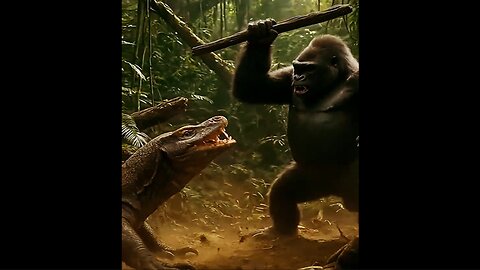 Gorilla vs. Komodo Dragon – EPIC SHOWDOWN!