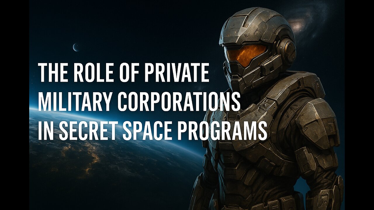 The Role of Private Military Corporations in Secret Space Programs