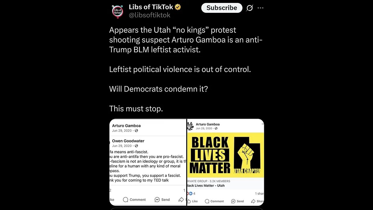 Liberal democrat cult NO KINGS Organizers SHOOT & KILL Innocent Man, Marines DETAIN Leftist At Riots