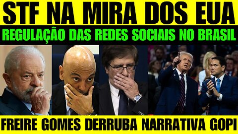 🚨 BOMBA!EUA de olho na regulação das redes via STF! Freire Gomes derruba narrativa de Filipe Martins