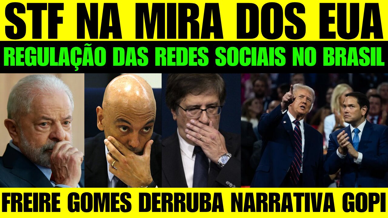 🚨 BOMBA!EUA de olho na regulação das redes via STF! Freire Gomes derruba narrativa de Filipe Martins