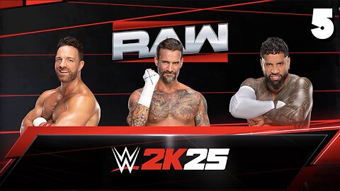 WWE 2K25 Raw October 13th 2025 - Match 5: Let's GO!