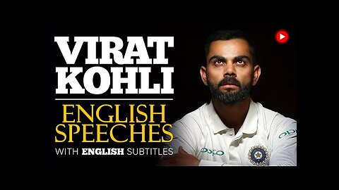 ENGLISH SPEECH | VIRAT KOHLI: Rapid-Fire Questions (English Subtitles)