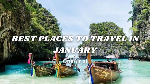 Best Places to Travel in January - www.oneair.ai