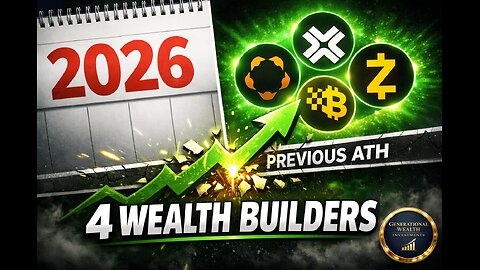 4 Altcoins Ready to Create Generational Wealth in 2026