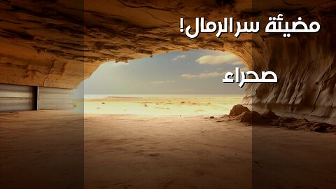 أسرار الصحراء المضيئة: ما الذي يشعل الرمال؟ ️️