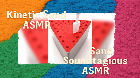 Satisfying Triangle Poke 18 – Kinetic Sand ASMR