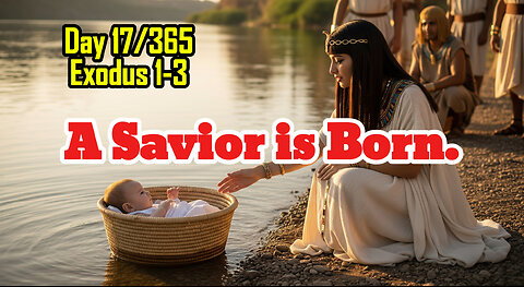 Day 17/365 - Israelites Enslaved in Egypt | Birth of Moses | Moses kills Egyptian and Flees.