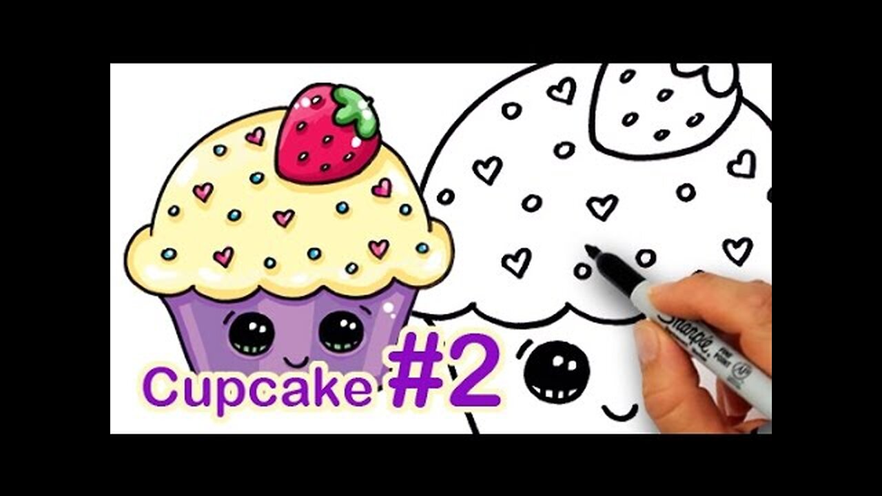 How to Draw a Cutie Cupcake #2