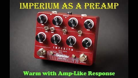 Cornerstone's IMPERIUM as a Preamp