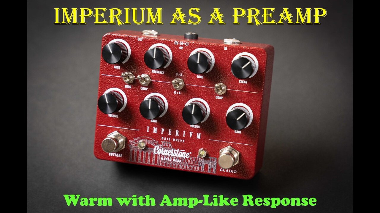 Cornerstone's IMPERIUM as a Preamp