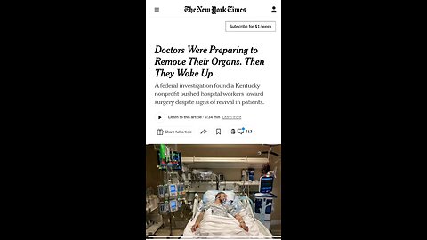 Live Critical Organ Donor Investigation