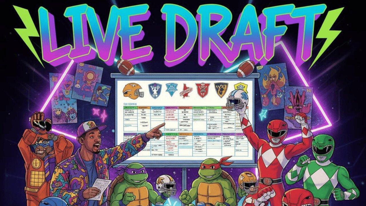 Crush the Competition: LIVE Fantasy Football Draft Like a PRO!
