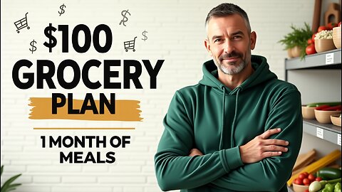 My $100 Grocery Budget Plan – 1 Month Meals