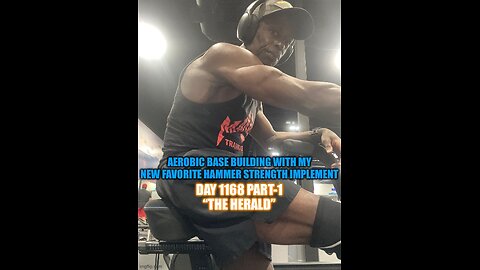 Aerobic Base Building with my new favorite Hammer Strength Implement (Day 1168 Part-1)