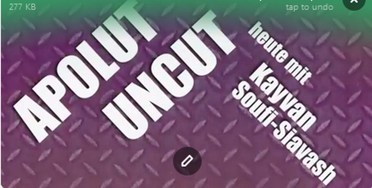 Uncut 24: Heute mit Kayvan Soufi-Siavash 26.o6.2025 apolutNET