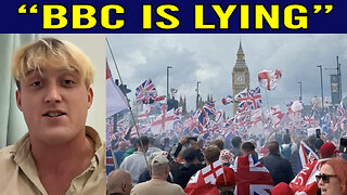 "BBC is Lying" - British Patriot REVEALS THE TRUTH about Historic London Rally