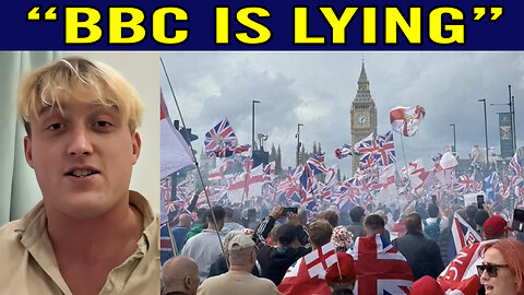 "BBC is Lying" - British Patriot REVEALS THE TRUTH about Historic London Rally